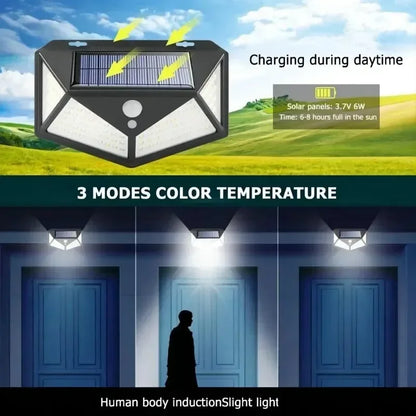 Multifunctional Solar Lamp Outdoor Garden Decoration Solar LED Light Waterproof Sunlight Powered Spotlight with Motion Sensor Beauty World Shop