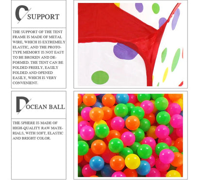 Children's 1m ocean ball pool pet folding tent (without ball) Beauty World Shop