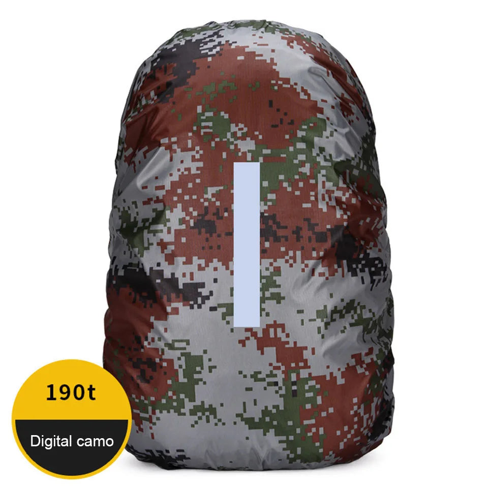 KoKossi 1Pcs 20-60L Outdoor Hiking Backpack Rain Cover Backpack Waterproof Cover Cycling Hiking Reflective Rain Cover Unisex Beauty World Shop