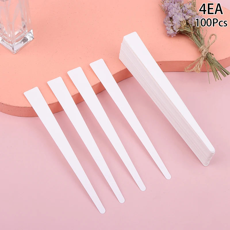 100pcs/lot Round Head Testing Aromatherapy Fragrance Perfume Essential Oils Test Tester Paper Strips Flower Shape Beauty World Shop