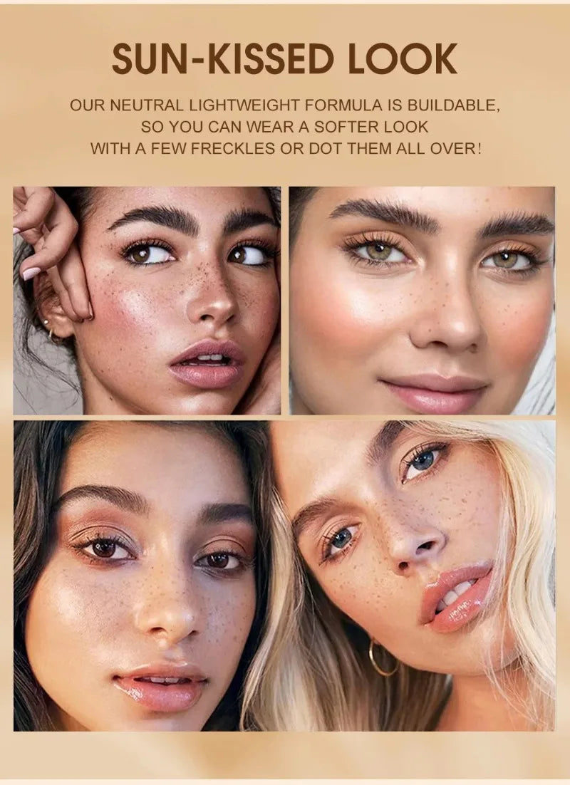 1PC Face Fake Freckles Pen Natural Waterproof Lifelike Fake Freckles Pen for Long Lasting Look Dot Spot Pen Makep Tool Cosmetic Beauty World Shop