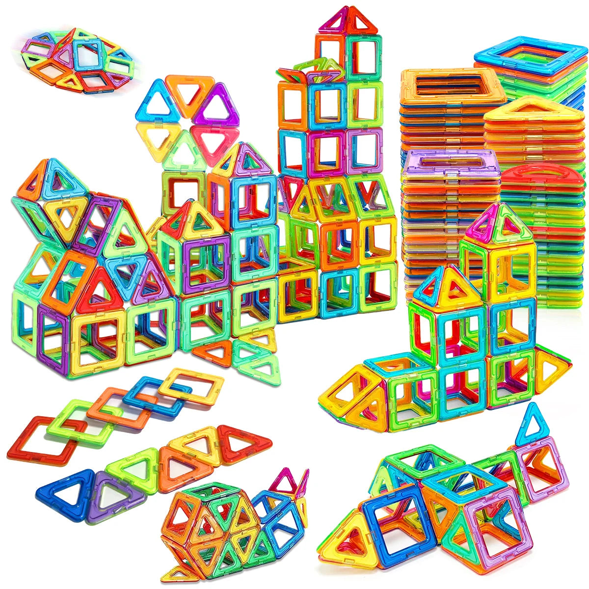 Magnetic Building Blocks DIY Magnets Toys medium size STEM Toys Construction Toys Learning Educational Magnet Toys Beauty World Shop