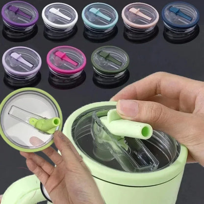For Stanley Spill-proof Cup Cover 40oz Replaceable Environmental Protection Cup Cover Creative Spiral Straw Cover Cup Accessorie Beauty World Shop