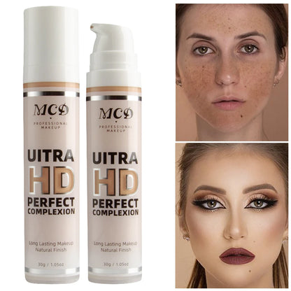 9 Shade Full Coverage Concealer Liquid Foundation  makeup high coverage  Base makeup  cushion Foundation cream  Natural Matte Beauty World Shop