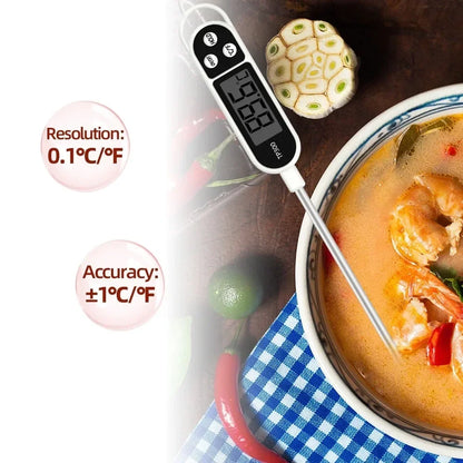 Food Thermometer TP300 Digital Kitchen Water Oil Thermometer for Meat Cooking Food Probe BBQ Electronic Oven Kitchen Tools Beauty World Shop