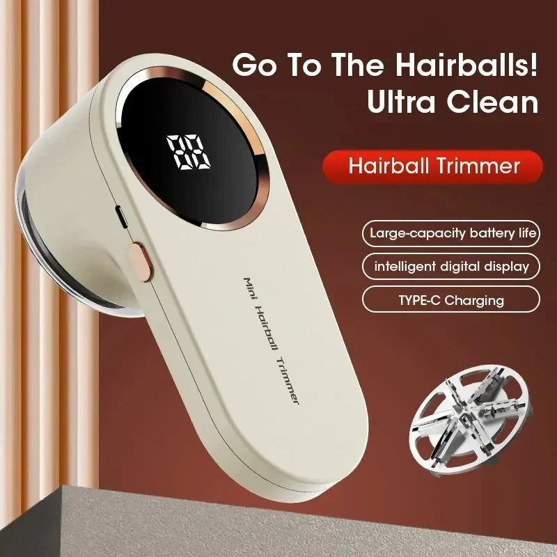 Electric Lint Remover Electric Pellet Fluff Remover Digital Display Debobbler Clothes Shaver Multifunction for Clothes Sweater Beauty World Shop