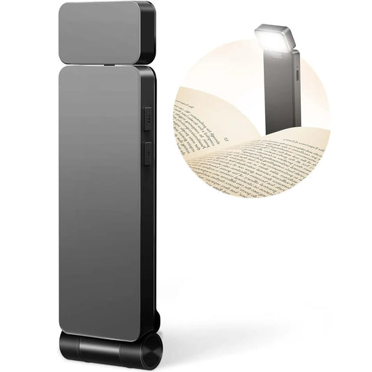 LED Rechargeable Clip-On Book Light 3 Colors 5 Brightness Bed Reading Night Light  Eye-Protection Bookmark Lamp Mini Book Lamp Beauty World Shop