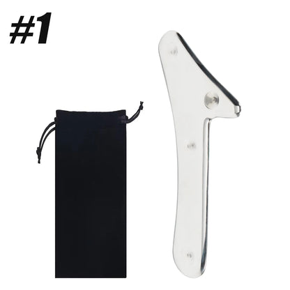 1PCS Stainless Steel Gua Sha Scraping Massage Tool IASTM Tools Great Soft Tissue Mobilization Tool Beauty World Shop