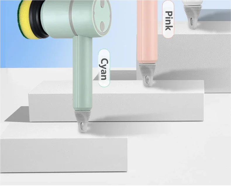 2025 Multi Functional Wireles Electric Cleaning Brush Household Toilet Cleaning Tool Handheld Kitchen Cleaning Brush