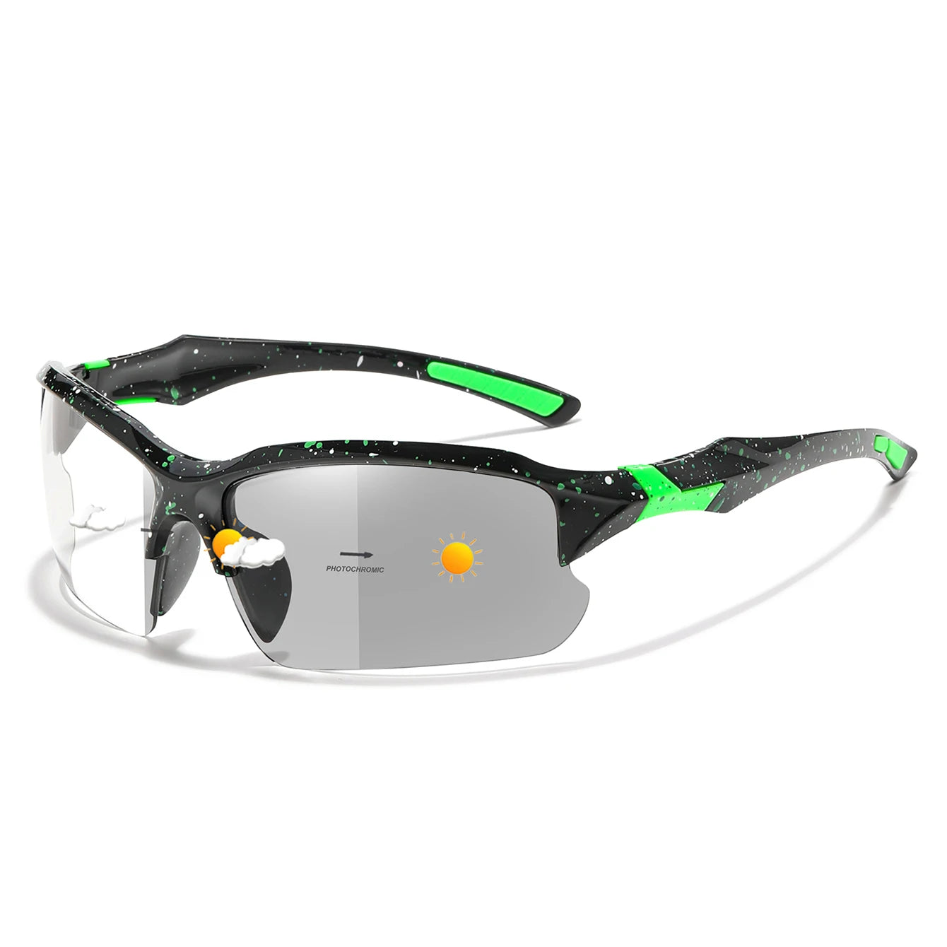 Photochromic Cycling Sunglasses Men Outdoor Sports Tactical Camouflage Goggles Vintage Driving Riding Fishing Windproof Beauty World Shop