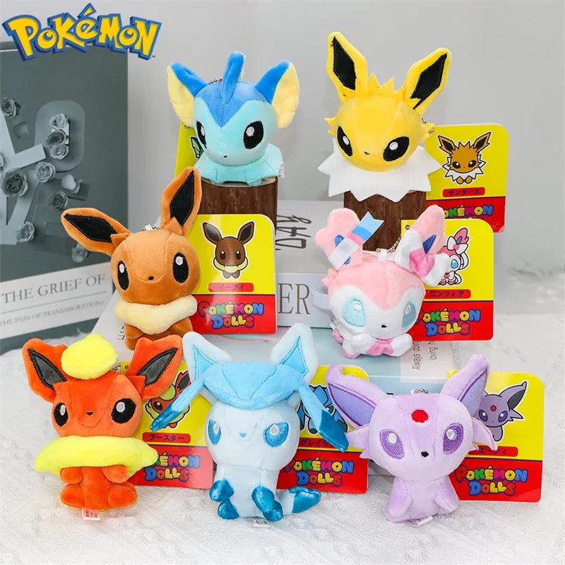 Eevee Umbreon Sylveon Espeon Vaporeon Plush Toys Keychain Sylveon Espeon Duskull Haunter Flareon Stuffed Peluche Doll Gifts Kids Beauty World Shop