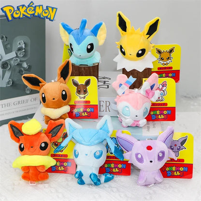 Eevee Umbreon Sylveon Espeon Vaporeon Plush Toys Keychain Sylveon Espeon Duskull Haunter Flareon Stuffed Peluche Doll Gifts Kids Beauty World Shop