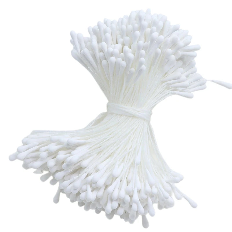 400pcs 2mm Moulti Options Artificial Flower stamen Mini Pearl Floral pistil For Wedding Party Home Decoration DIY Accessories Beauty World Shop