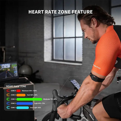 COOSPO HW9 Armband Heart Rate Monitor with HR Zones/Calories HRM Sensor for Fitness Cycling BLE5.0 ANT+ for Peloton,Zwift,Wahoo Beauty World Shop