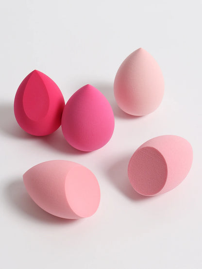 5 Bags of Beauty Eggs Makeup Sponge (Beauty Egg), Foundation Make-Up Mixed Beauty Sponge, Flawless Liquid, Cream and Powder, Mu Beauty World Shop