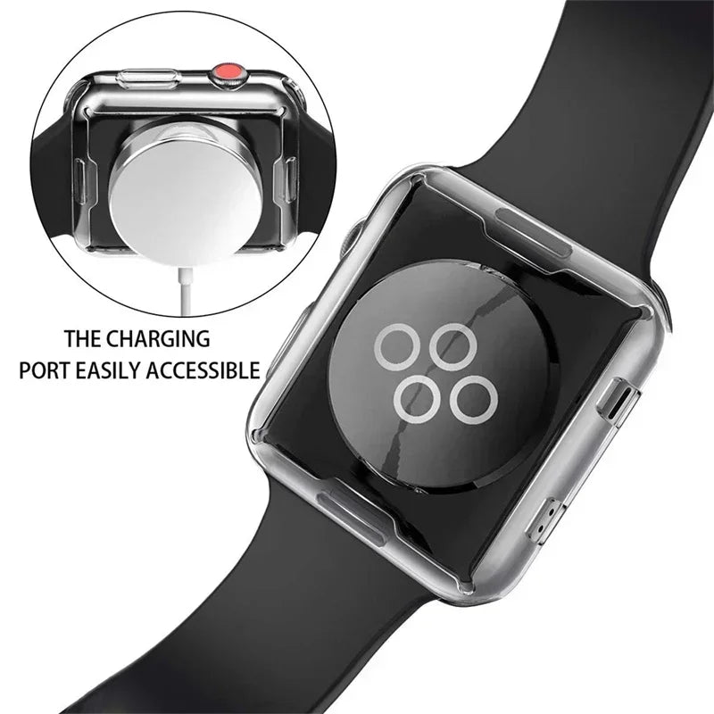 Soft TPU Screen Protector for Apple Watch 10 9 8 45mm 41mm 44mm 42mm 46mm 49mm Full Case Cover for IWatch Ultra 7 SE 6 5 4 3 2 Beauty World Shop
