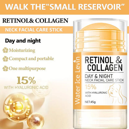 Retinol and Collagen Facial Neck Cream, Lifting Neck, Firming and Moisturizing Skin, Powerful Moisturizing Neck and Facial Skin, Brightening Neck Texture Beauty World Shop