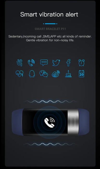 ECG+PPG Smart Wristband Fitness Tracker for Women Men Calorie Blood Pressure Waterproof Sport Smartband Health Smartwatch Beauty World Shop