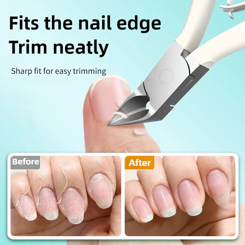 ‌Cuticle Scissors Stainless Steel Sharp Blade Durable Rust Free Nail Care Tool‌ Beauty Fashion