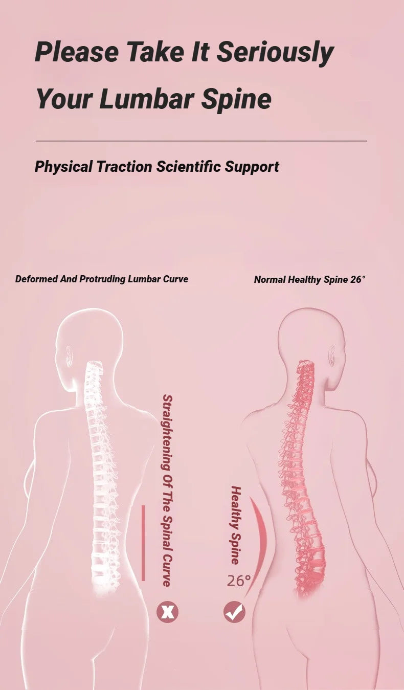 Back Stretcher Multi-Level Adjustable Massager Waist Neck Fitness Lumbar Cervical Spine Support Soothing Device Stretching Yoga Beauty World Shop