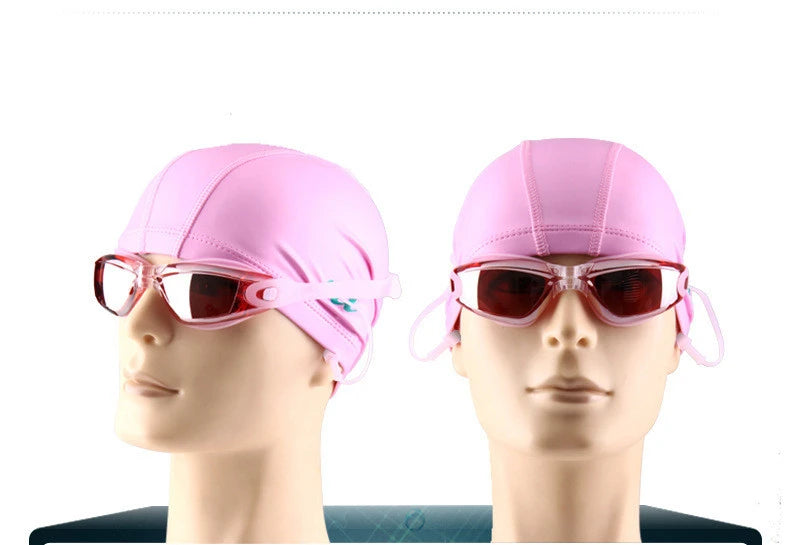Swimming Goggles Adult Pool Glasses Anti Fog Men Women UV Protection Optical Waterproof Swim Eyewear with Earplugs Beauty World Shop