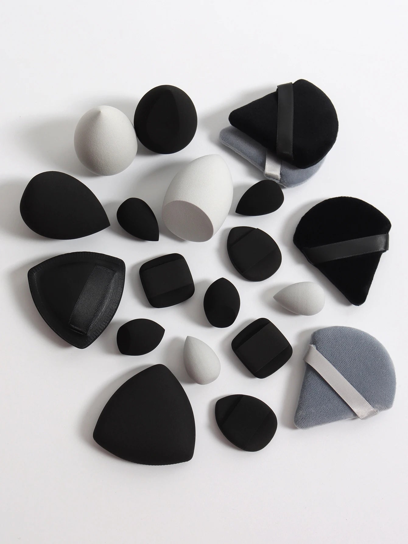 20 Pcs Pink Makeup Sponge and Makeup Puff Set Suitable for Face Cream and Powder Concealer Powder Makeup Machine Beauty World Shop