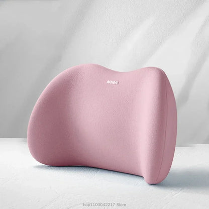 Ergonomic memory foam car seat cushion - suitable for all seasons comfort car headrest - lumbar cushion or headrest or set Beauty World Shop