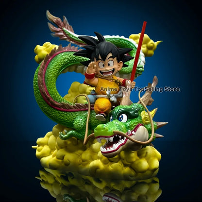 15cm Anime Dragon Ball Figure Goku and Dragon Figure PVC Action Figures Collection Model Toys Gifts Beauty World Shop