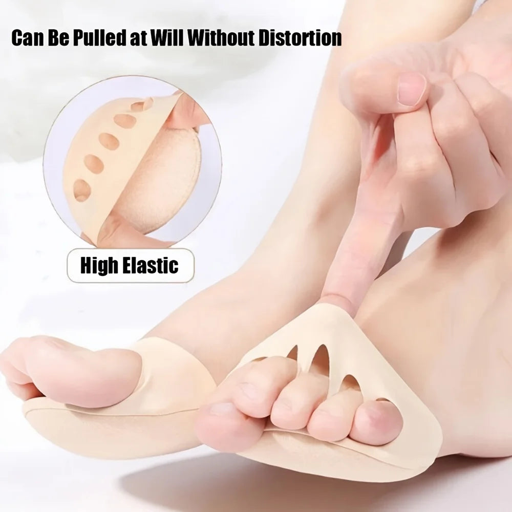 2-Pack Breathable Toe Pads, Forefoot Pad Protectors - Reusable Foot Pads, Foam Pads to Prevent Forefoot Pain and Discomfort Beauty World Shop