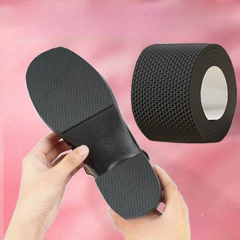 1 Roll Thick Non-Slip Wear-Resistant Shoe Sole Sticker - Anti-Abrasion Heel for Quieter, Sound-Canceling Chunky Heels Protection Beauty World Shop