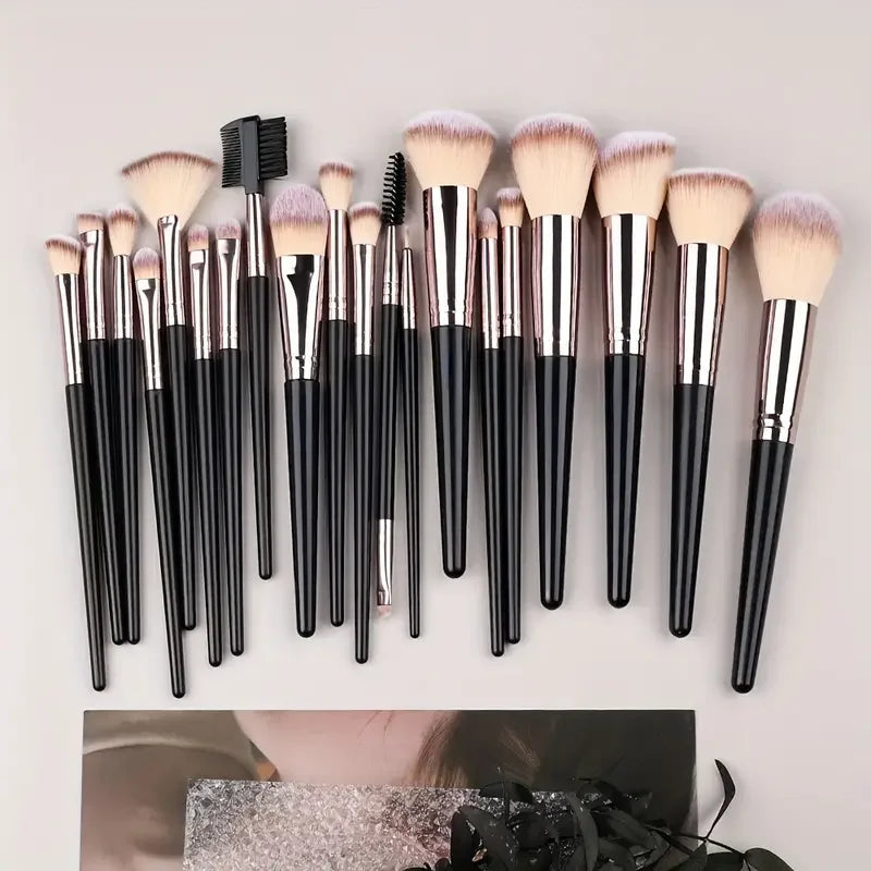 3-20PCS Makeup Brushes Set Soft Fluffy Eyeshadow Foundation Concealer Blending Blush Brush Kabuki Professional Women Beauty Tool Beauty World Shop