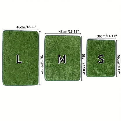 Dog Grass Mat Pee Pad Ultimate Washable Dog Grass Mat Reusable Odor-Control for Pet Training Easy-Clean Pee Pad Non-Slip Backing