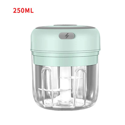 HiPiCok Meat Grinder Electric Garlic Crusher Food Chopper Mini Garlic Press Vegetable Chopper Masher Machine USB Kitchen Gadgets Beauty World Shop