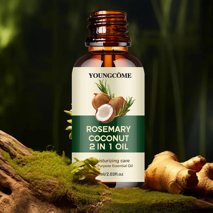 Rosemary Oil Hair Essential Coconut Oil Improve Hair Loss And Nourishes Strengthen Hair Roots Scalp Treatment Hair Care Beauty World Shop