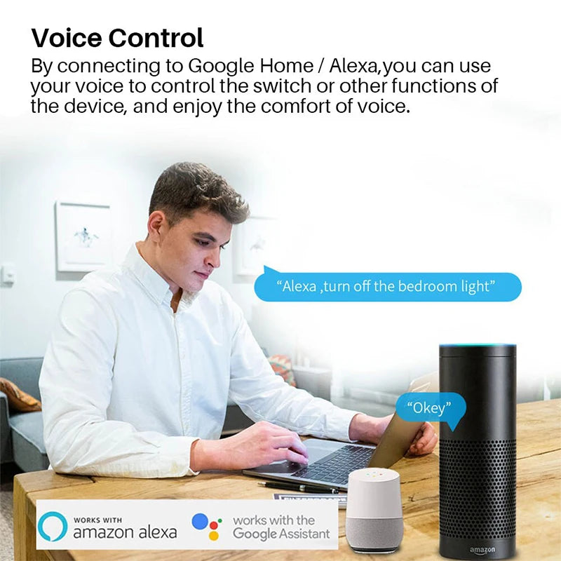 16A Wifi Switch Smart 2-Way DIY Switches Circuit Breaker Timer Support Alexa Маруся Google Home Alice SmartThings Smart Home Beauty World Shop