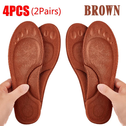 PU Feet Sole Soft Orthopedic Sport Insoles for Breathable Shock Absorption Running Shoes Pad for Men Women Arch Support Insole Beauty World Shop