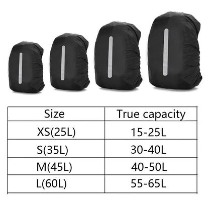 KoKossi 20L-80L Backpack Rain Cover Mountain Climbing Reflective Outdoor Waterproof Bag Camping Hiking Bag Dust Cover Woman Men Beauty World Shop