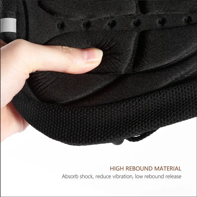 Soft 3D Padded Cycling Bicycle MTB Bike Saddle Seat Cover Cushion Sponge Foam Comfortable Saddles Mat Bicycle Accessory Beauty World Shop