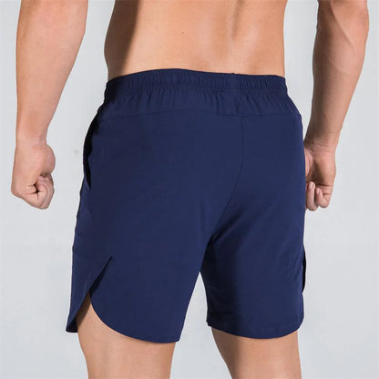 double-deck fitness sports shorts men summer slim quick drying breathable woven Shorts Men's sweatpants training gym clothing Beauty World Shop