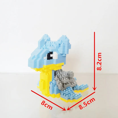 75 Style Building Blocks Assembly Anime Picachu Charizard Doll Blastoise Bulbasaur Gengar Bricks Figures Toy for Kid Gift Beauty World Shop