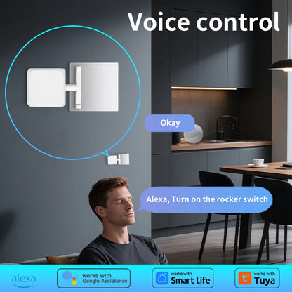 Tuya Fingerbot Wireless Control Light Switch Off Tool Automatic Button Pusher Adjustable Switch Press Robot Lazy Remote Control