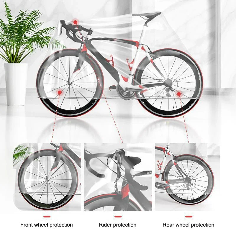 5PCS Bicycle Gear Waterproof Raincover Bike Motorcycle Cover Outdoor Sunscreen Cover MTB Bicycle Case Cover Dust Cover Beauty World Shop