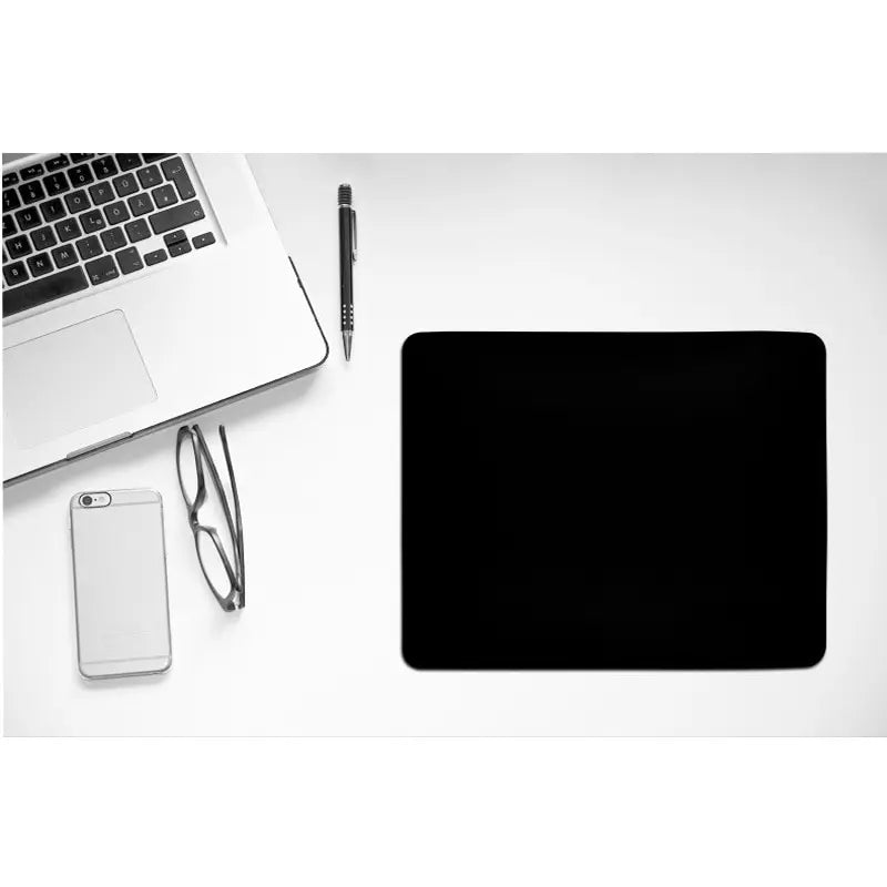 Mouse Pad Gaming Esports Mouse Pad Universal Desktop And Laptop Computer Simple And Pure Black Office Rubber Small Anti Slip Pad Beauty World Shop