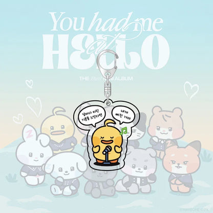 Kpop ZB1 Doll Keychain 12CM Zeroni Cartoon Cute Plush Doll Pendant Bag Accessories Key Ring ZhangHao HanBin Ricky Fans Gift Beauty World Shop