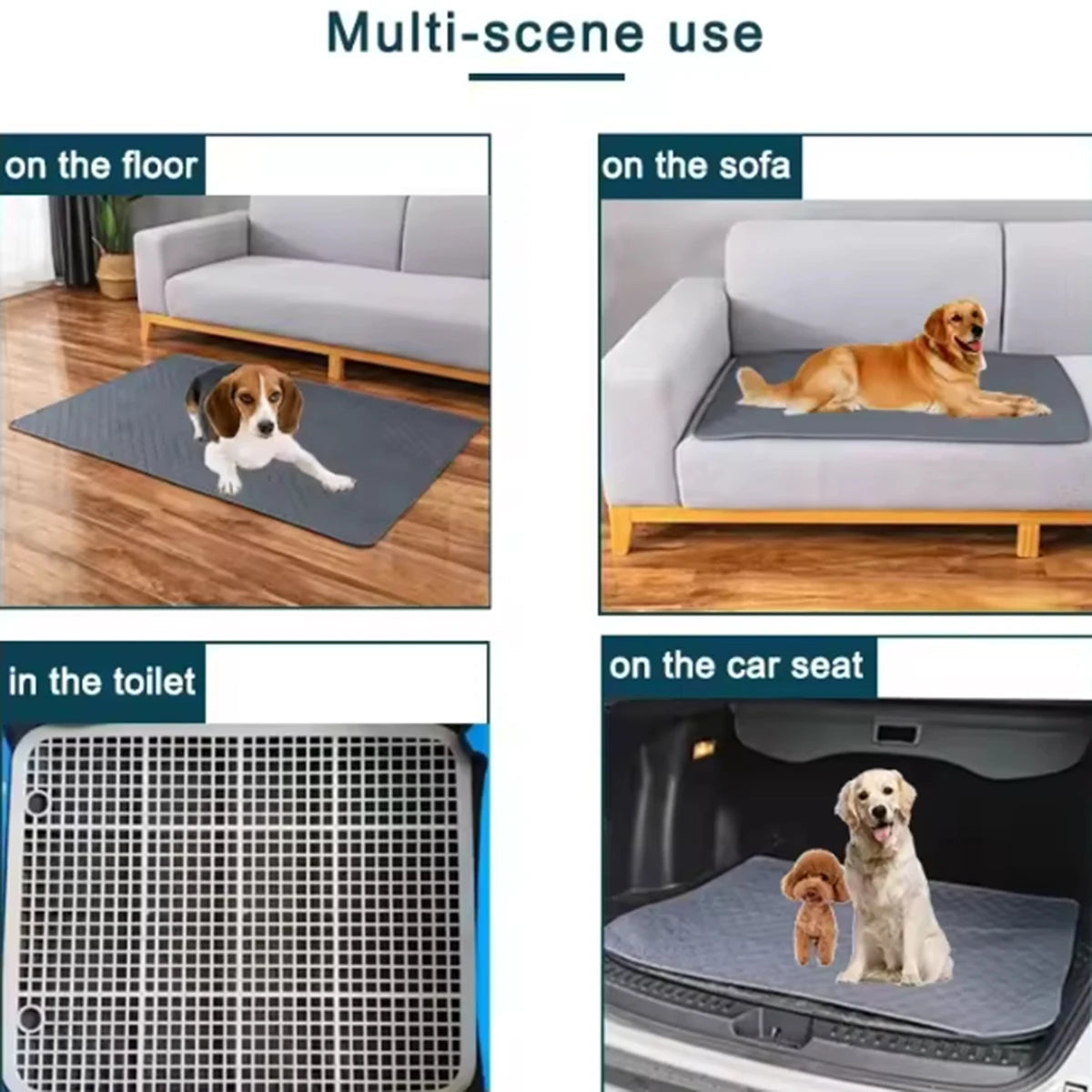 Winter Dog Pee Pad Reusable Washable Dog Urine Mat Car Seat Floor Sofa Waterproof Absorbent Puppy Cat Training Pet Supplies Beauty World Shop