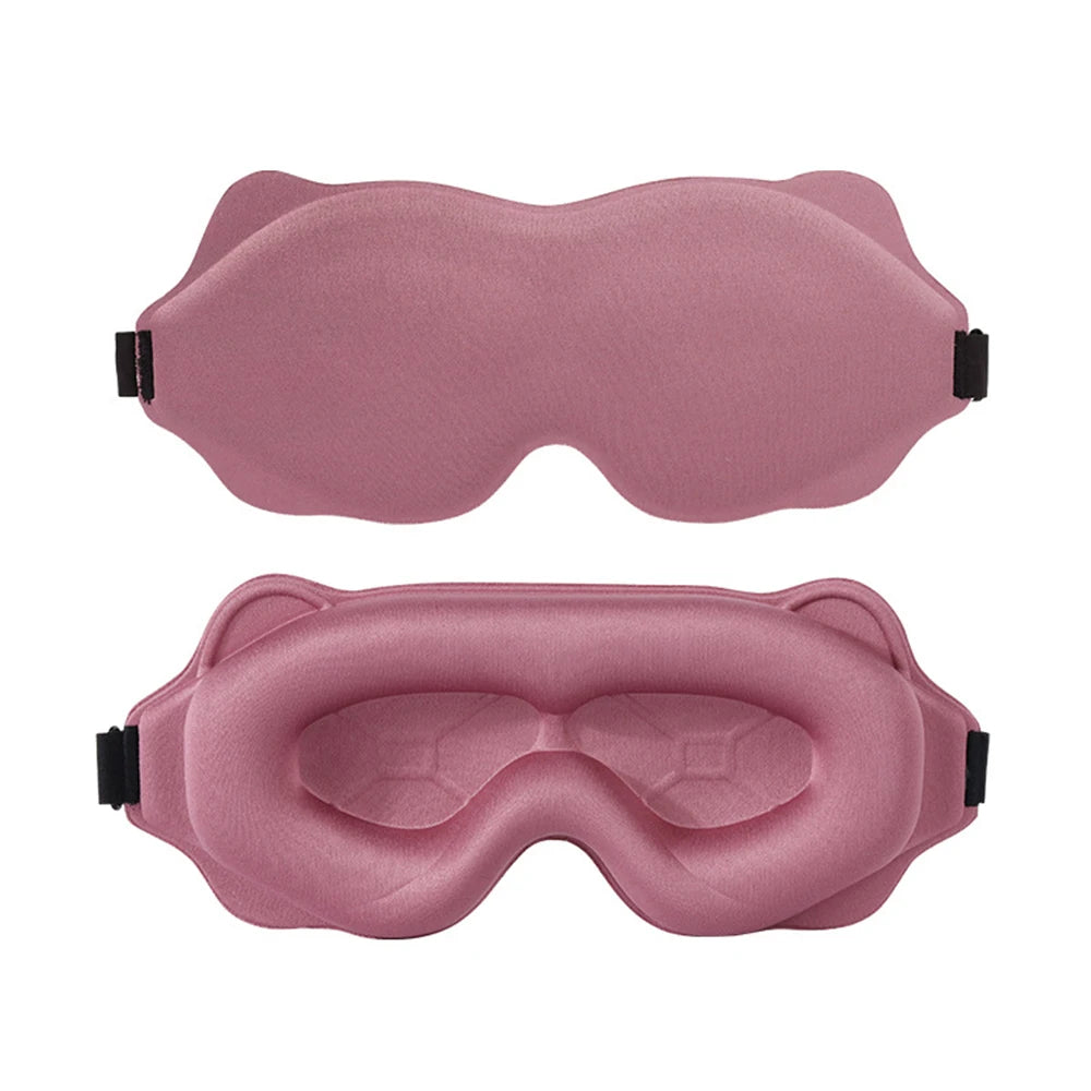 3D Sleeping Mask Block Out Light Soft Padded Sleep Mask For Eyes Slaapmasker Eye Shade Blindfold Sleeping Aid Face Mask Eyepatch Beauty World Shop