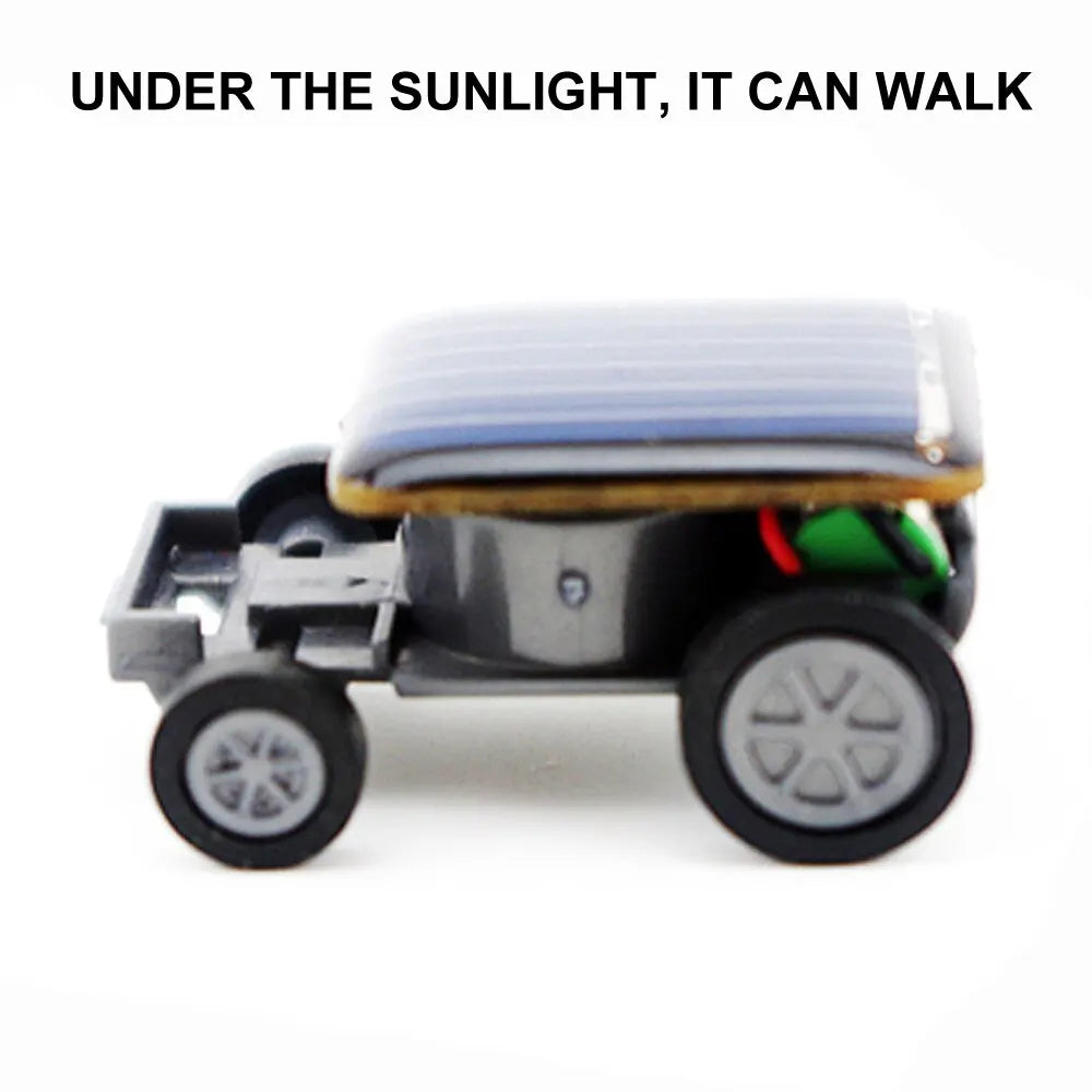 Solar Power Mini Sports Car Smaller Solar Power Project Car Mini Toy Car Educational Gadget Kids Gift Funny Racer Beauty World Shop