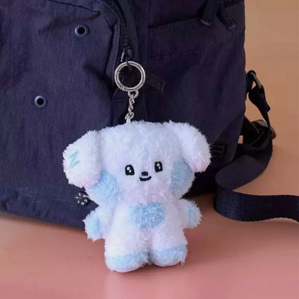 Kpop ZB1 Doll Keychain 12CM Zeroni Cartoon Cute Plush Doll Pendant Bag Accessories Key Ring ZhangHao HanBin Ricky Fans Gift Beauty World Shop