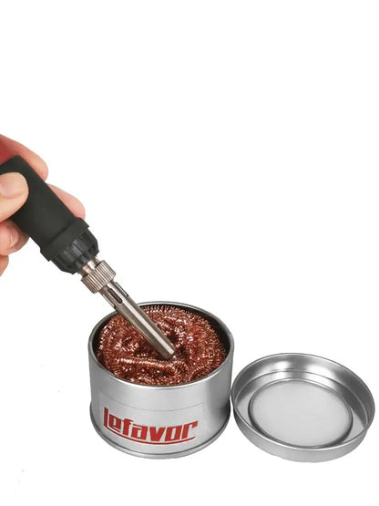 Cleaning Ball Desoldering Soldering Iron Mesh Filter Cleaning Nozzle Tip Copper Wire Cleaner Ball Metal Dross Box Clean Ball Beauty World Shop