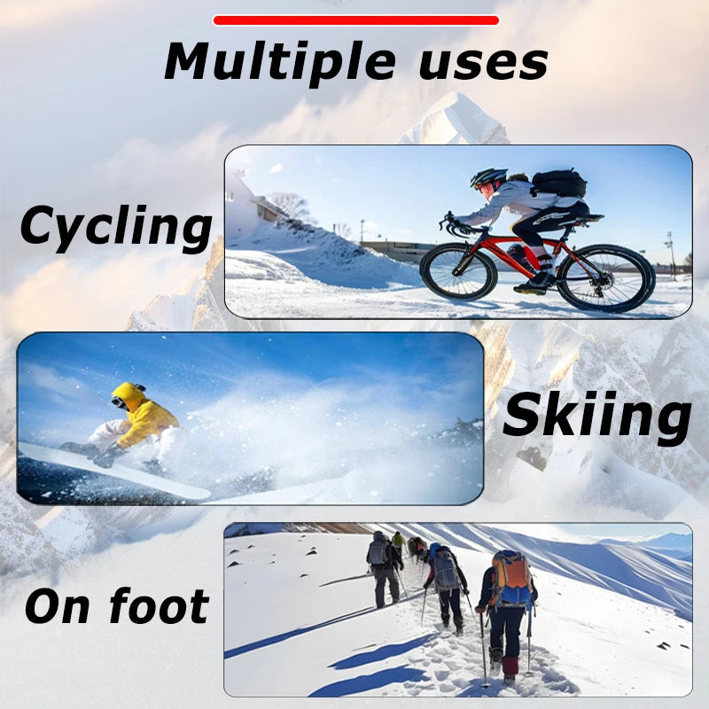 Winter Warm Gloves Touch Screen Windproof Cold-proof Cycling Gloves, Men's Women's Running, Hiking Skiing Gloves Beauty World Shop